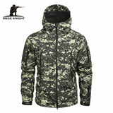 Mege Brand Clothing Autumn Men's Military Camouflage Fleece Jacket Army Tactical Clothing  Multicam Male Camouflage Windbreakers