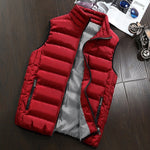 Brand Clothing Vest Jacket Mens New Autumn Warm Sleeveless Jacket Male Winter Casual Waistcoat Men Vest Plus Size Veste Homme