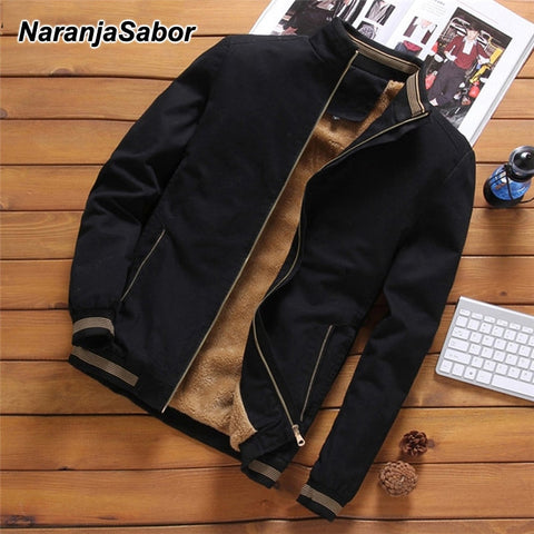 NaranjaSabor Jackets Men's Casual Cool Jacket Male Fashion Baseball Hip Hop Streetwear Coats Slim Fit Coat Brand Clothing N553