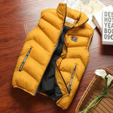 Fashion Mens Jacket Sleeveless Vest Spring Thermal Soft Vests Casual Coats Male Cotton Men's Vest Men Thicken Waistcoat 8XL