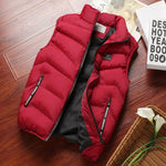 Fashion Mens Jacket Sleeveless Vest Spring Thermal Soft Vests Casual Coats Male Cotton Men's Vest Men Thicken Waistcoat 8XL