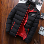 2020 Alpinestars Winter Jacket Men  Fashion Stand Collar Male Parka Jacket Mens Solid Thick Jackets and Coats Man Winter Parkas