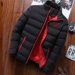 2020 Alpinestars Winter Jacket Men  Fashion Stand Collar Male Parka Jacket Mens Solid Thick Jackets and Coats Man Winter Parkas