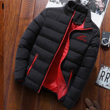 2020 Alpinestars Winter Jacket Men  Fashion Stand Collar Male Parka Jacket Mens Solid Thick Jackets and Coats Man Winter Parkas