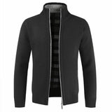 NEGIZBER 2019 Autumn Winter New Men's Jacket Slim Fit Stand Collar Zipper Jacket Men Solid Cotton Thick Warm Jacket Men