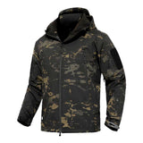 Mege Shark Skin Soft Shell Military Tactical Jacket Men Waterproof Army Fleece Clothing Multicam Camouflage Windbreakers 4XL